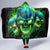 Flame Skull Hooded Blanket I'm Never Alone My Demons Are Wit Me 24/7