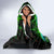 Flame Skull Hooded Blanket I'm Never Alone My Demons Are Wit Me 24/7