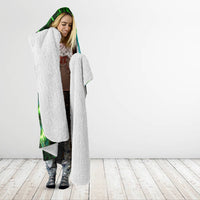Flame Skull Hooded Blanket I'm Never Alone My Demons Are Wit Me 24/7