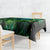 Flame Skull Tablecloth I'm Never Alone My Demons Are Wit Me 24/7 - Wonder Print Shop