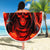 Rose Skull Beach Blanket Iam Sweet Girl But If You Piss Me Off - Wonder Print Shop