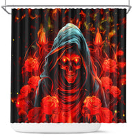 Rose Skull Shower Curtain Iam Sweet Girl But If You Piss Me Off