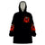 Rose Skull Wearable Blanket Hoodie Iam Sweet Girl But If You Piss Me Off - Wonder Print Shop
