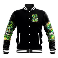 Irish Skull Baseball Jacket Drink Up Bitches - Wonder Print Shop