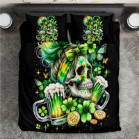 Irish Skull Bedding Set Drink Up Bitches - Wonder Print Shop