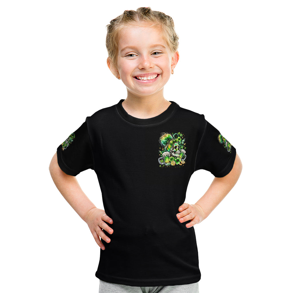Irish Skull Kid T Shirt Drink Up Bitches - Wonder Print Shop