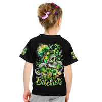 Irish Skull Kid T Shirt Drink Up Bitches - Wonder Print Shop