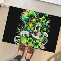 Irish Skull Rubber Doormat Drink Up Bitches - Wonder Print Shop