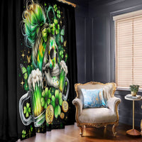 Irish Skull Window Curtain Drink Up Bitches - Wonder Print Shop