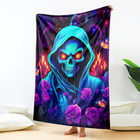 Rose Skull Blanket Just So We Are Clear I'm Not Afraid Of You
