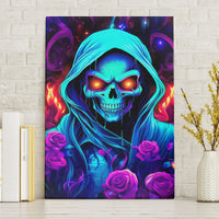 Rose Skull Canvas Wall Art Just So We Are Clear I'm Not Afraid Of You - Wonder Print Shop