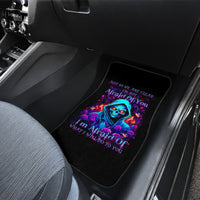 Rose Skull Car Mats Just So We Are Clear I'm Not Afraid Of You - Wonder Print Shop