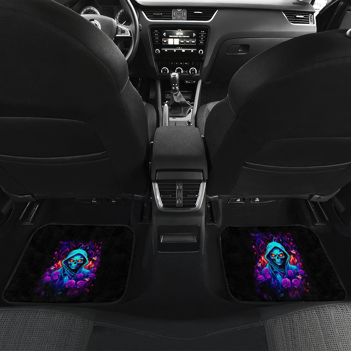 Rose Skull Car Mats Just So We Are Clear I'm Not Afraid Of You - Wonder Print Shop