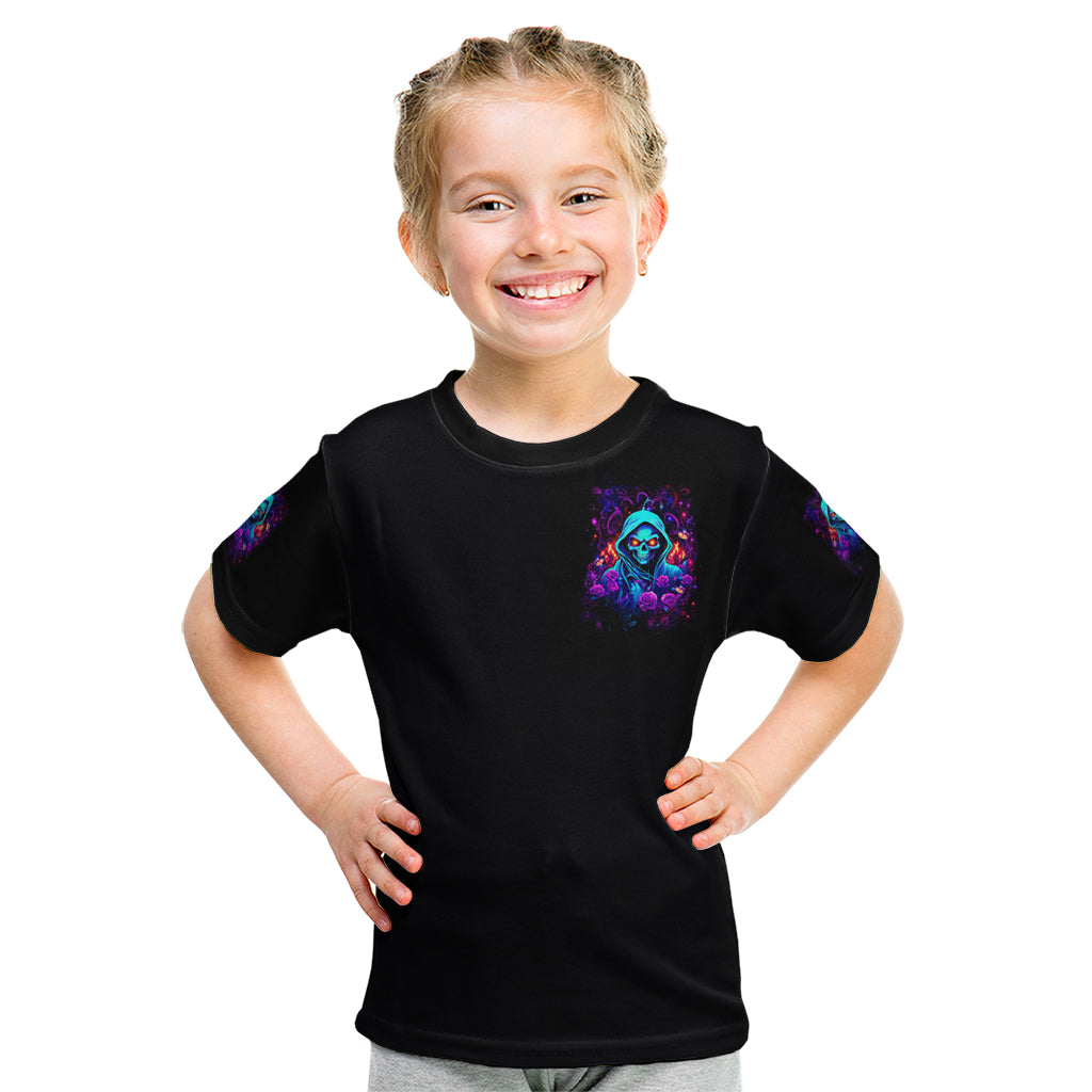 Rose Skull Kid T Shirt Just So We Are Clear I'm Not Afraid Of You - Wonder Print Shop
