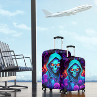 Rose Skull Luggage Cover Just So We Are Clear I'm Not Afraid Of You - Wonder Print Shop