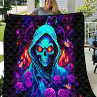Rose Skull Quilt Just So We Are Clear I'm Not Afraid Of You - Wonder Print Shop