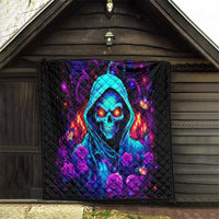 Rose Skull Quilt Just So We Are Clear I'm Not Afraid Of You - Wonder Print Shop