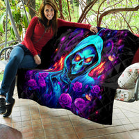 Rose Skull Quilt Just So We Are Clear I'm Not Afraid Of You - Wonder Print Shop