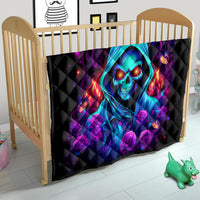 Rose Skull Quilt Just So We Are Clear I'm Not Afraid Of You - Wonder Print Shop