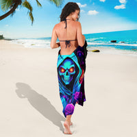 Rose Skull Sarong Just So We Are Clear I'm Not Afraid Of You - Wonder Print Shop