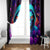 Rose Skull Window Curtain Just So We Are Clear I'm Not Afraid Of You - Wonder Print Shop