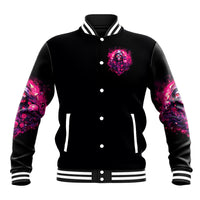 Rose Skull Baseball Jacket Stuck Between IDK IDC And IDGAF - Wonder Print Shop