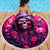 Rose Skull Beach Blanket Stuck Between IDK IDC And IDGAF - Wonder Print Shop
