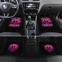 Rose Skull Car Mats Stuck Between IDK IDC And IDGAF - Wonder Print Shop