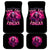 Rose Skull Car Mats Stuck Between IDK IDC And IDGAF - Wonder Print Shop
