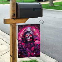 Rose Skull Garden Flag Stuck Between IDK IDC And IDGAF - Wonder Print Shop
