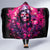 Rose Skull Hooded Blanket Stuck Between IDK IDC And IDGAF