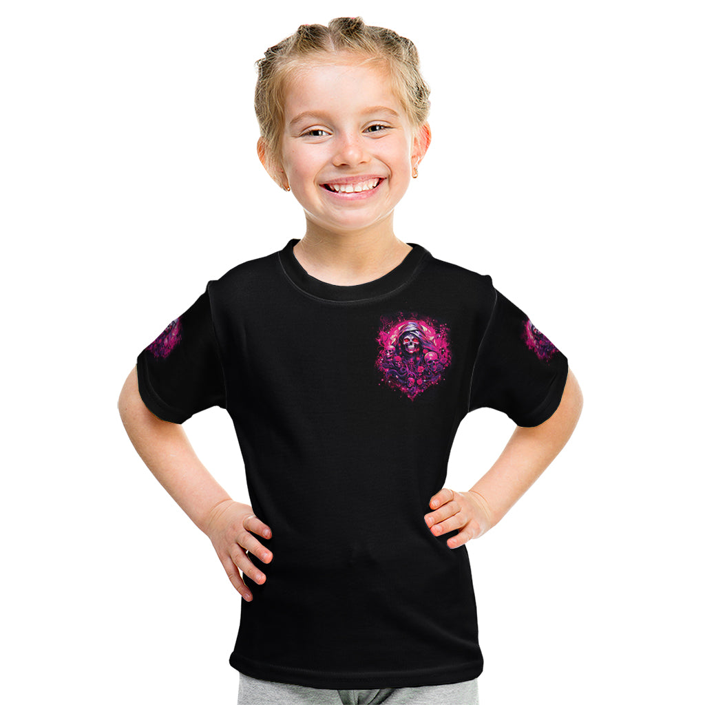 Rose Skull Kid T Shirt Stuck Between IDK IDC And IDGAF - Wonder Print Shop