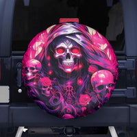Rose Skull Spare Tire Cover Stuck Between IDK IDC And IDGAF - Wonder Print Shop