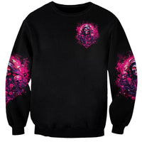 Rose Skull Sweatshirt Stuck Between IDK IDC And IDGAF - Wonder Print Shop