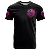 Rose Skull T Shirt Stuck Between IDK IDC And IDGAF - Wonder Print Shop