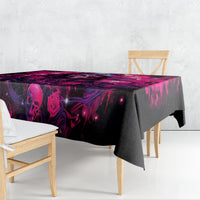Rose Skull Tablecloth Stuck Between IDK IDC And IDGAF - Wonder Print Shop