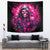 Rose Skull Tapestry Stuck Between IDK IDC And IDGAF - Wonder Print Shop