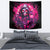 Rose Skull Tapestry Stuck Between IDK IDC And IDGAF - Wonder Print Shop