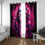 Rose Skull Window Curtain Stuck Between IDK IDC And IDGAF - Wonder Print Shop