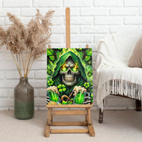 Irish Skull Canvas Wall Art The Devil Whispered To Me I'm Coming For You - Wonder Print Shop