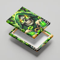 Irish Skull Canvas Wall Art The Devil Whispered To Me I'm Coming For You - Wonder Print Shop