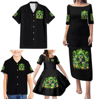 Irish Skull Family Matching Puletasi and Hawaiian Shirt The Devil Whispered To Me I'm Coming For You - Wonder Print Shop