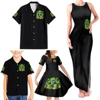 Irish Skull Family Matching Tank Maxi Dress and Hawaiian Shirt The Devil Whispered To Me I'm Coming For You - Wonder Print Shop