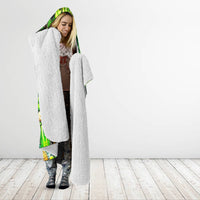 Irish Skull Hooded Blanket The Devil Whispered To Me I'm Coming For You