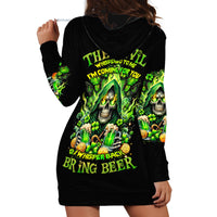 Irish Skull Hoodie Dress The Devil Whispered To Me I'm Coming For You - Wonder Print Shop