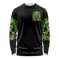 Irish Skull Long Sleeve Shirt The Devil Whispered To Me I'm Coming For You - Wonder Print Shop