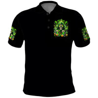 Irish Skull Polo Shirt The Devil Whispered To Me I'm Coming For You - Wonder Print Shop