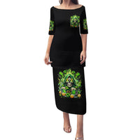 Irish Skull Puletasi The Devil Whispered To Me I'm Coming For You - Wonder Print Shop