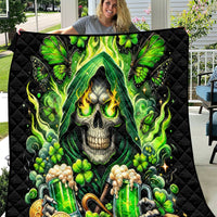 Irish Skull Quilt The Devil Whispered To Me I'm Coming For You - Wonder Print Shop