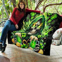 Irish Skull Quilt The Devil Whispered To Me I'm Coming For You - Wonder Print Shop